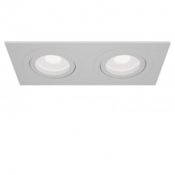 Atom - Adjustable White 2 Light Recessed Downlight  Atom - Adjustable White 2 Light Recessed Downlight