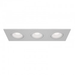 Atom - Adjustable White 3 Light Recessed Downlight 