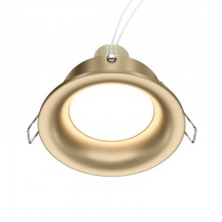 Slim - Matt Gold Recessed Downlight Ø 8.5 cm