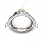 Slim - Silver Recessed Downlight Ø 8.5 cm