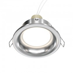 Slim - Silver Recessed Downlight Ø 8.5 cm
