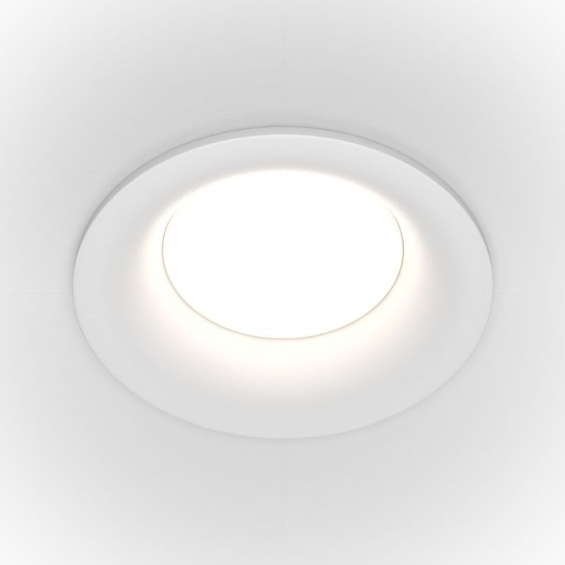 Maytoni-DL027-2-01W - Slim - White Recessed Downlight Ø 8.5 cm
