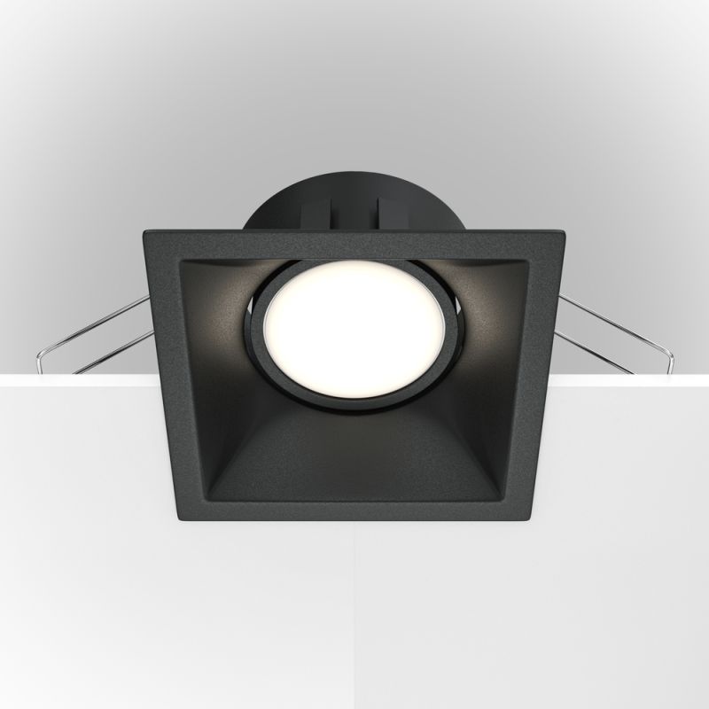 Maytoni-DL029-2-01B - Dot - Adjustable Black Recessed Downlight