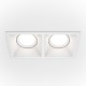Maytoni-DL029-2-02W - Dot - Adjustable Twin White Recessed Downlights