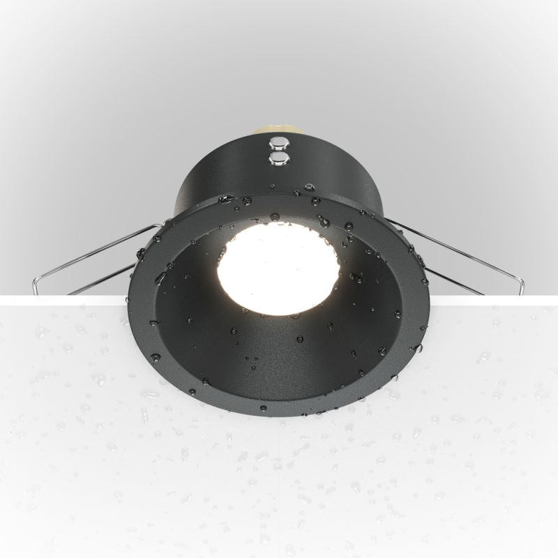 Maytoni-DL032-2-01B - Zoom - Black Recessed Downlight 8.5 cm