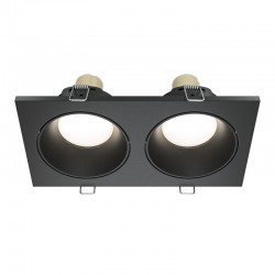 Zoom - Bathroom Twin Black Recessed Downlight