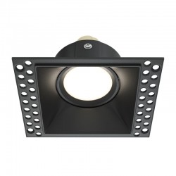 Dot - Adjustable Black Plaster-in Recessed Downlight