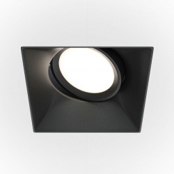 Dot - Adjustable Black Plaster-in Recessed Downlight