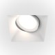 Maytoni-DL042-01-SQ-W - Dot - Adjustable White Plaster-in Recessed Downlight