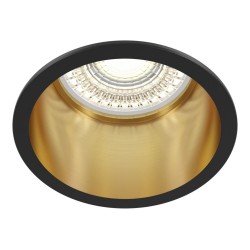 Reif - Black & Gold Recessed Downlight Ø 6.8 cm