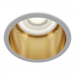 Reif - White & Gold Recessed Downlight Ø 6.8 cm