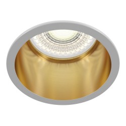 Reif - White & Gold Recessed Downlight Ø 6.8 cm