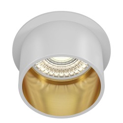 Reif - White & Gold Recessed Downlight Ø 6.8 cm