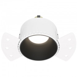 Share - Matt Black Plaster-in Recessed Downlight Ø 7.5 cm Share - Matt Black Plaster-in Recessed Downlight Ø 7.5 cm