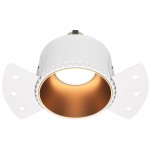 Share - Matt Gold Plaster-in Recessed Downlight Ø 7.5 cm