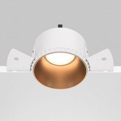 Share - Matt Gold Plaster-in Recessed Downlight Ø 7.5 cm Share - Matt Gold Plaster-in Recessed Downlight Ø 7.5 cm