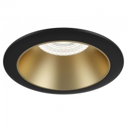 Share - Black & Gold Recessed Downlight Ø 8.6 cm
