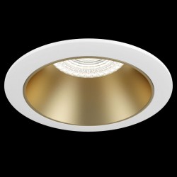 Share - White & Gold Recessed Downlight Ø 8.6 cm