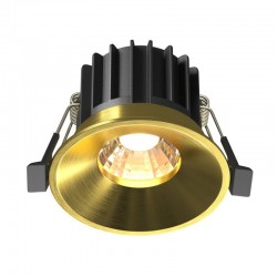 Round - Brass LED Recessed Downlight Ø 8 cm Round - Brass LED Recessed Downlight Ø 8 cm