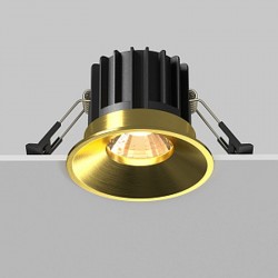 Round - Brass LED Recessed Downlight Ø 8 cm Round - Brass LED Recessed Downlight Ø 8 cm