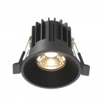 Round - Black LED Recessed Downlight Ø 6 cm Round - Black LED Recessed Downlight Ø 6 cm