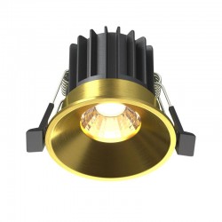 Round - Brass LED Recessed Downlight Ø 6 cm