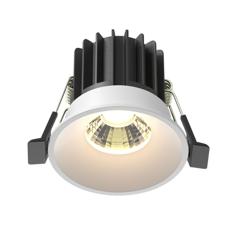 Maytoni-DL058-7W3K-W - Round - White LED Recessed Downlight Ø 6 cm