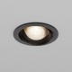 Maytoni-DL105-12W3K-B - Lens - Adjustable Black Recessed Downlight Ø 12 cm