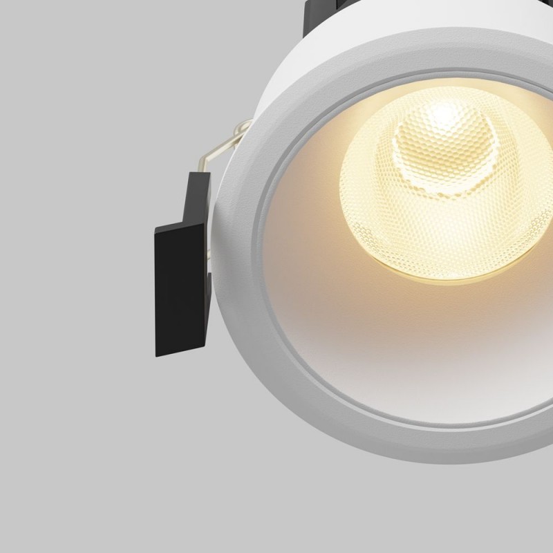 Maytoni-DL115-10W-2.7K-W - Dip - White LED Recessed Downlight Ø 6.6 cm