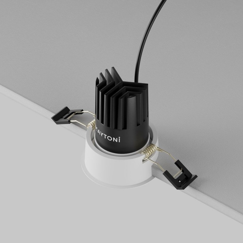Maytoni-DL115-10W-2.7K-W - Dip - White LED Recessed Downlight Ø 6.6 cm