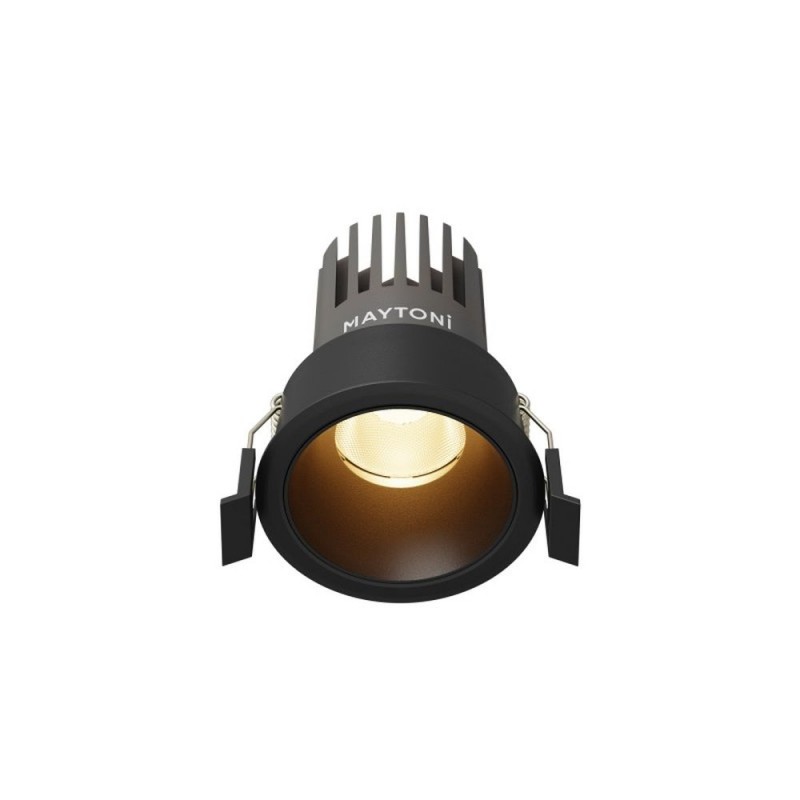 Maytoni-DL115-10W-3K-B - Dip - Black LED Recessed Downlight Ø 6.6 cm