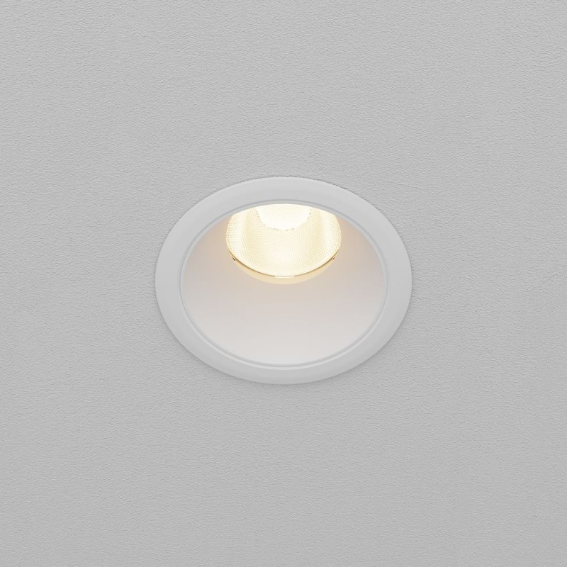 Maytoni-DL115-10W-3K-W - Dip - White LED Recessed Downlight Ø 6.6 cm