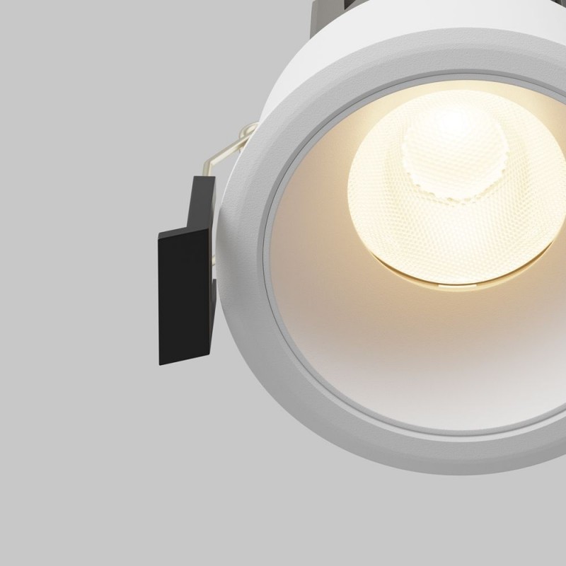 Maytoni-DL115-10W-3K-W - Dip - White LED Recessed Downlight Ø 6.6 cm
