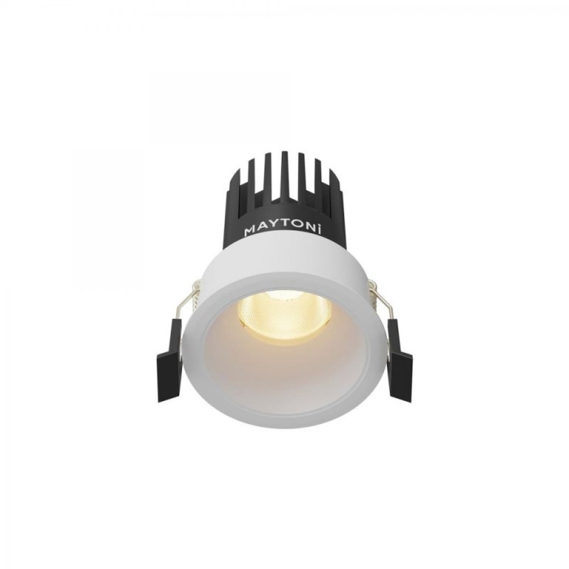 Maytoni-DL115-10W-3K-W - Dip - White LED Recessed Downlight Ø 6.6 cm