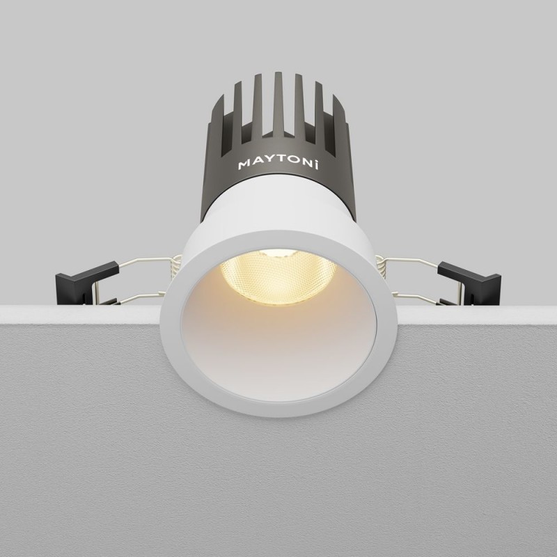 Maytoni-DL118-15W-2.7K-W - Dip - White LED Recessed Downlight Ø 7.6 cm