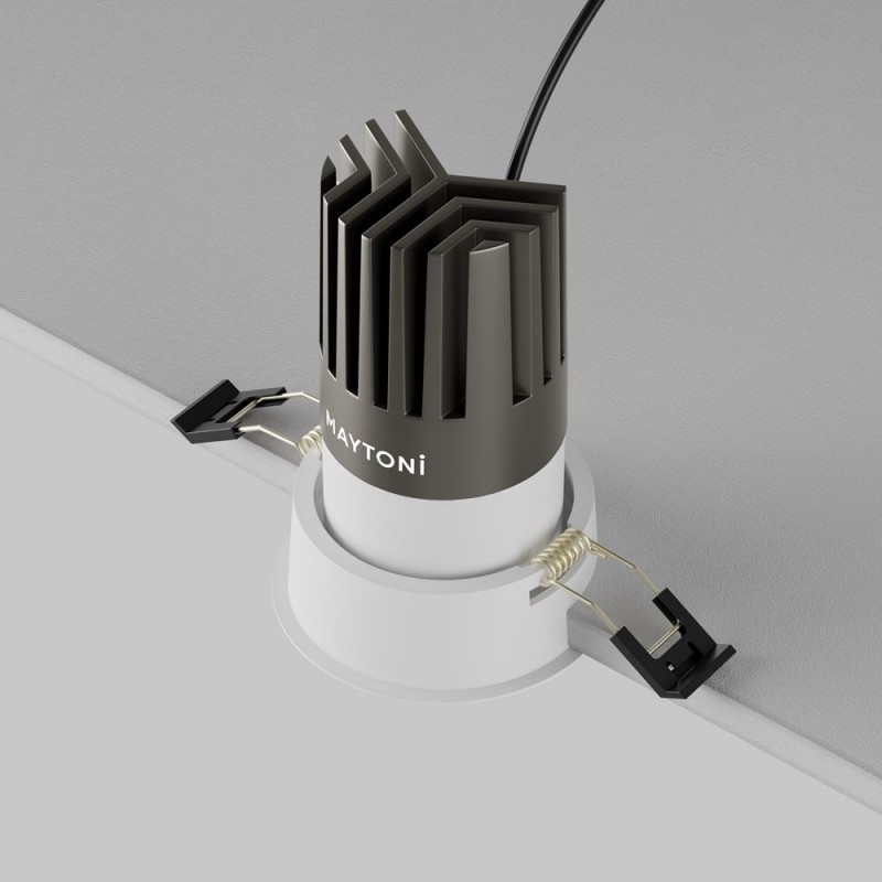 Maytoni-DL118-15W-2.7K-W - Dip - White LED Recessed Downlight Ø 7.6 cm