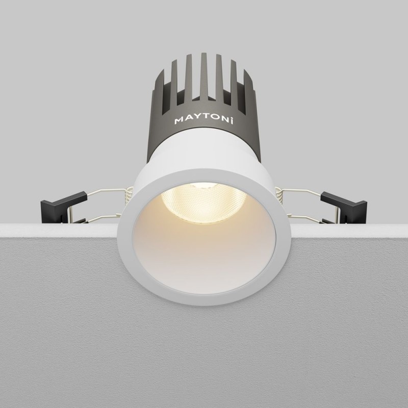Maytoni-DL118-15W-3K-W - Dip - White LED Recessed Downlight Ø 7.6 cm