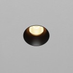 Dip - Black Plaster-in Recessed Downlight Ø 9.2 cm
