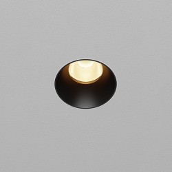 Dip - Black Plaster-in Recessed Downlight Ø 9.2 cm