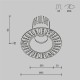 Maytoni-DL119-10W-2.7K-TRS-B - Dip - Black Plaster-in Recessed Downlight Ø 9.2 cm