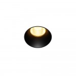 Dip - Black Plaster-in Recessed Downlight Ø 9.2 cm