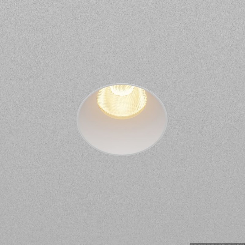 Maytoni-DL119-10W-2.7K-TRS-W - Dip - White Plaster-in Recessed Downlight Ø 9.2 cm