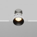Dip - Black Plaster-in Recessed Downlight Ø 9.2 cm