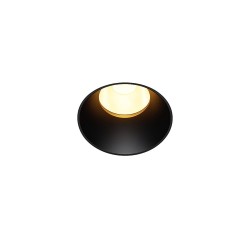 Dip - Black Plaster-in Recessed Downlight Ø 9.2 cm