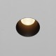 Maytoni-DL122-15W-3K-TRS-B - Dip - Black Plaster-in Recessed Downlight Ø 10.3 cm