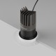 Maytoni-DL122-15W-3K-TRS-B - Dip - Black Plaster-in Recessed Downlight Ø 10.3 cm