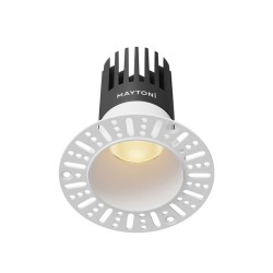 Dip - White Plaster-in Recessed Downlight Ø 10.3 cm