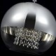 Maytoni-P140-PL-170-1-N - Fermi - Clear & Mirrored Glass Big Single Pendant- Crystal