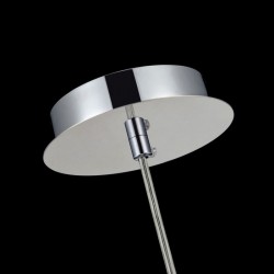Fermi - Nickel Pendant with Clear & Mirrored Glass with Crystal Fermi - Nickel Pendant with Clear & Mirrored Glass with Crystal