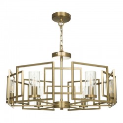 Bowi - Gold 6 Light Centre Fitting with Clear Glass Bowi - Gold 6 Light Centre Fitting with Clear Glass